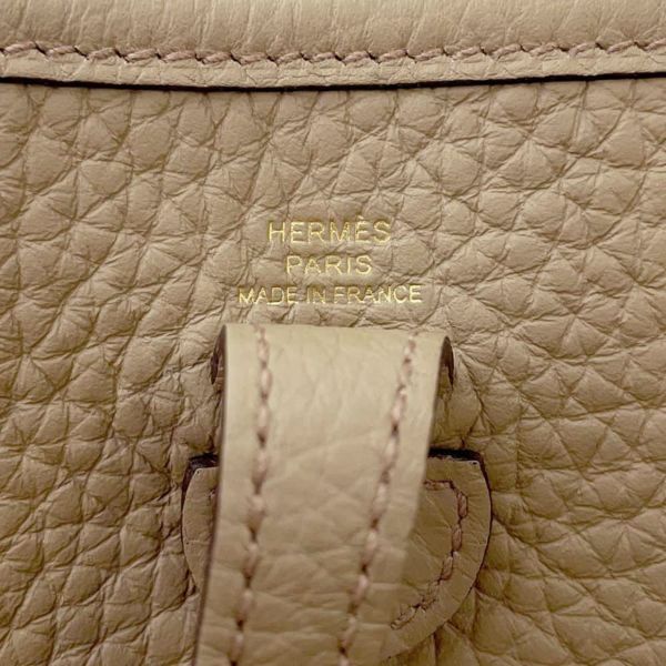 エルメス エブリンTPM アマゾン ベージュマルファ/ゴールド金具 トリヨンクレマンス  W刻印