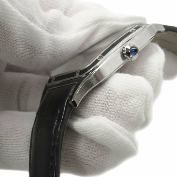 カルティエ サントス デュモン LM WSSA0046 Cartier 腕時計 黒文字盤