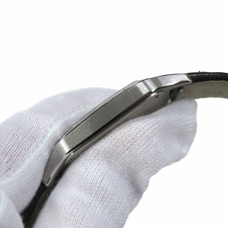 カルティエ サントス デュモン LM WSSA0046 Cartier 腕時計 黒文字盤