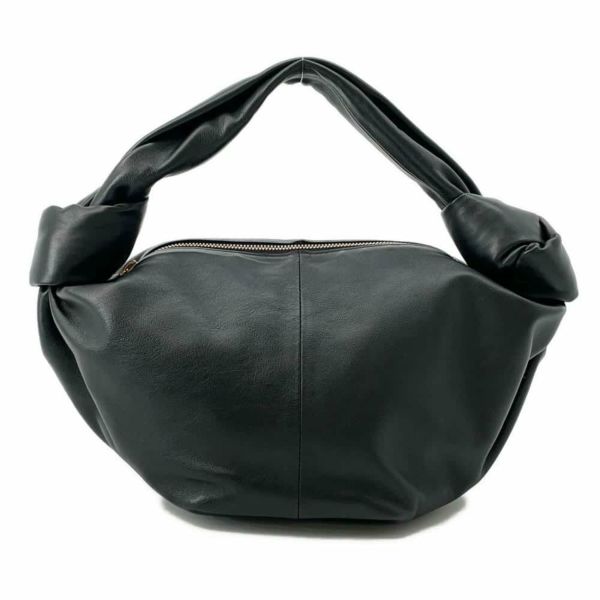ボッテガヴェネタ ハンドバッグ ダブルノット レザー 629635 BOTTEGA VENETA 黒