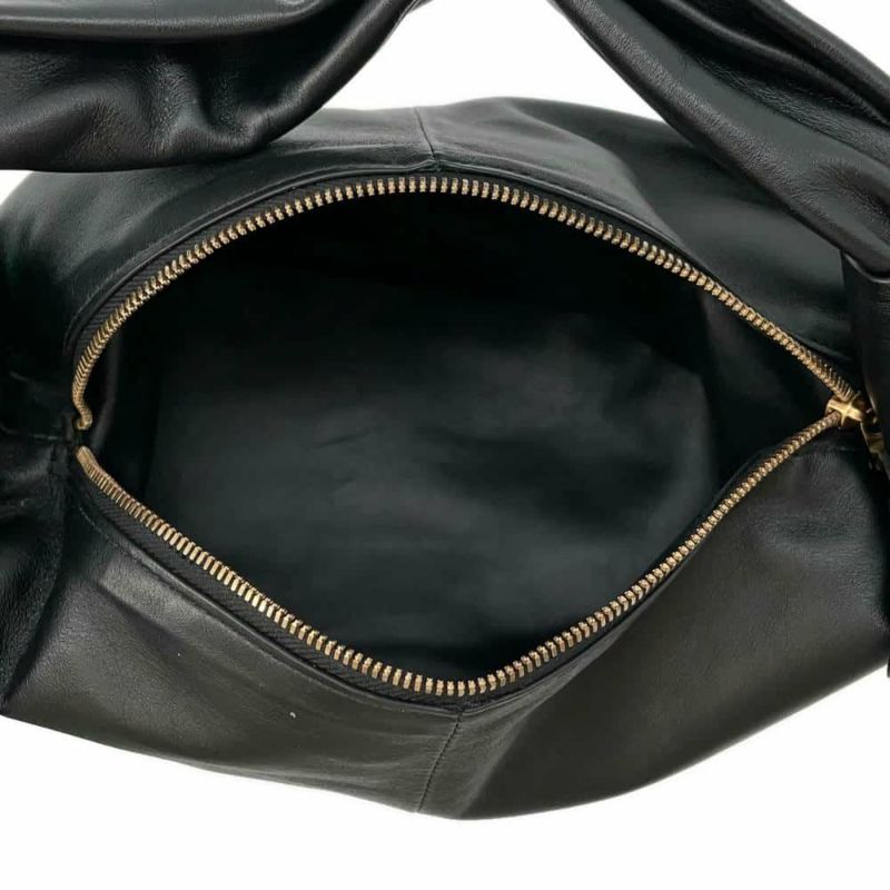 ボッテガヴェネタ ハンドバッグ ダブルノット レザー 629635 BOTTEGA VENETA 黒