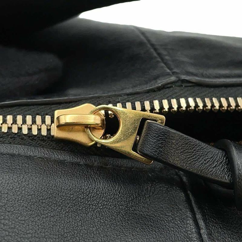 ボッテガヴェネタ ハンドバッグ ダブルノット レザー 629635 BOTTEGA VENETA 黒