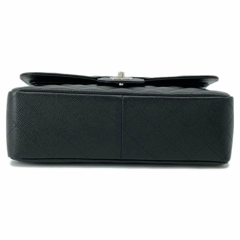 シャネル チェーンショルダーバッグ マトラッセ30 ココマーク キャビアスキン A58600 CHANEL バッグ 黒