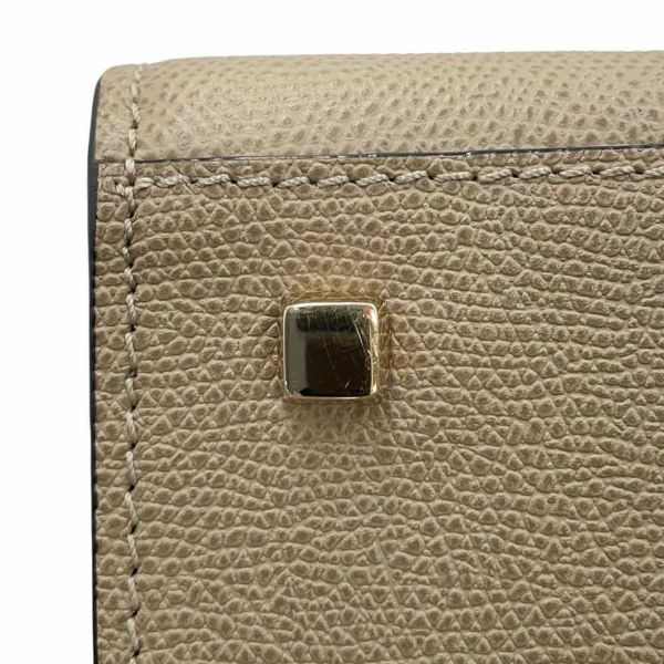 ヴァレクストラ ハンドバッグ イジィデ ミニ ソフトカーフレザー V5E36-28-TO-OC Valextra 2way ベージュ