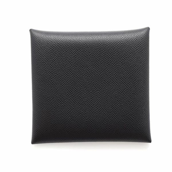 エルメス コインケース バスティア ブラック ヴォーマダム B刻印 HERMES 財布 黒