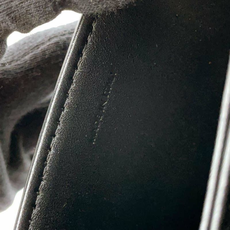 セリーヌ ショルダーバッグ ティーン トリオンフ シャイニーカーフレザー 188423 CELINE 黒