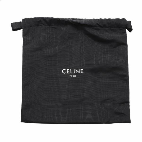 セリーヌ ショルダーバッグ ティーン トリオンフ シャイニーカーフレザー 188423 CELINE 黒