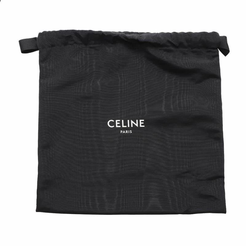 セリーヌ ショルダーバッグ ティーン トリオンフ シャイニーカーフレザー 188423 CELINE 黒