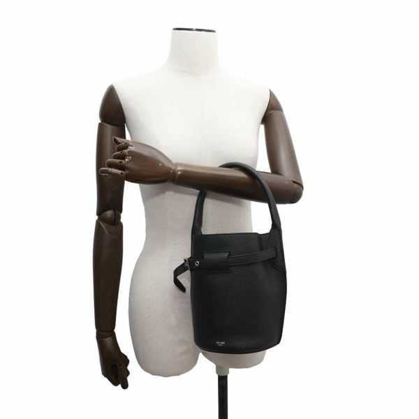 セリーヌ ハンドバッグ ビッグバッグ バケット ナノ レザー 187243 CELINE 黒