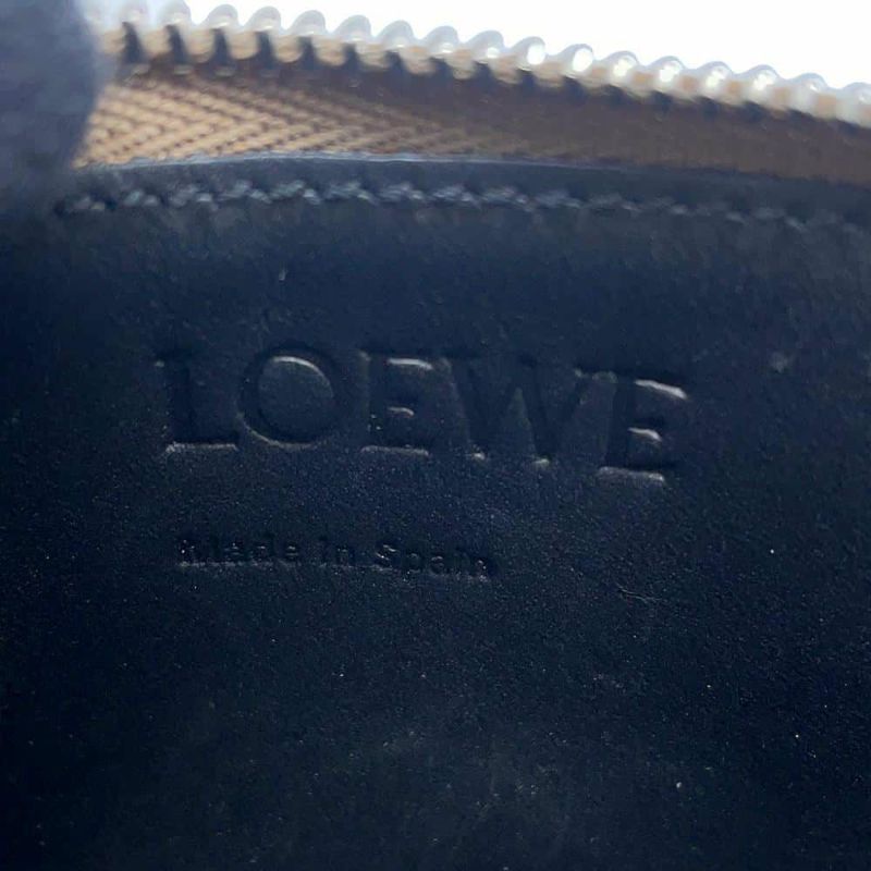 ロエベ カードケース アナグラム レザー 107.55GK07 LOEWE コインケース フラグメントケース