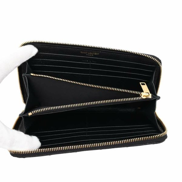 サンローランパリ 長財布 モノグラム マテラッセ 358094 SAINT LAURENT PARIS 財布 黒