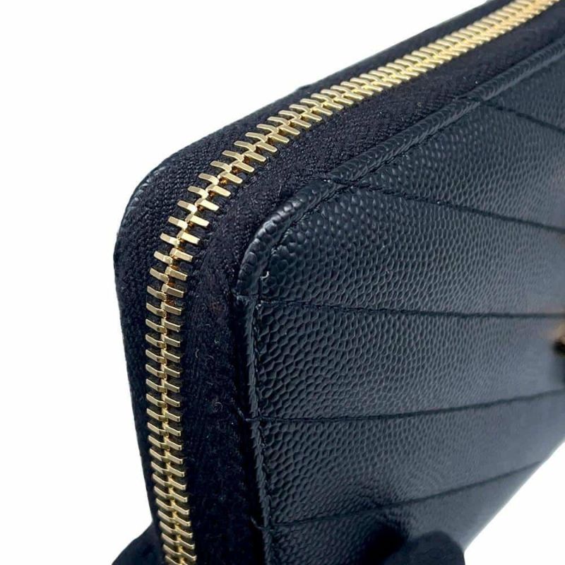 サンローランパリ 長財布 モノグラム マテラッセ 358094 SAINT LAURENT PARIS 財布 黒