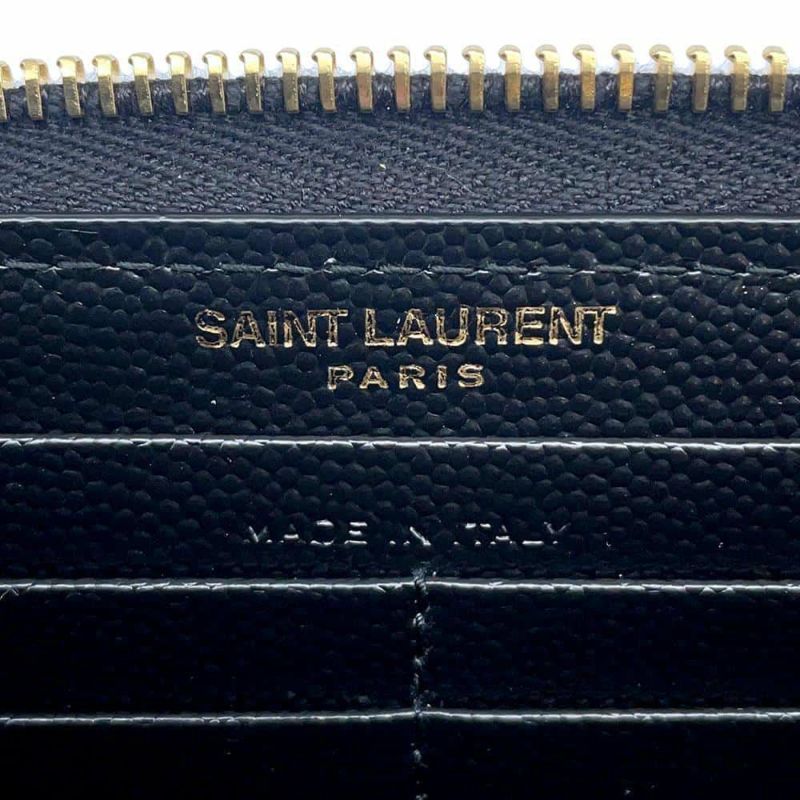 サンローランパリ 長財布 モノグラム マテラッセ 358094 SAINT LAURENT PARIS 財布 黒