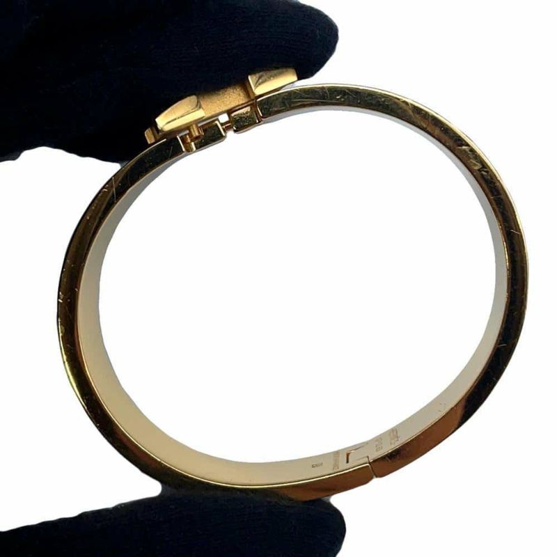 エルメス ブレスレット クリックH クリッククラックPM グリッター ノワール・ドレ/ゴールド金具 HERMES アクセサリー