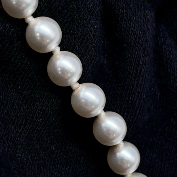 シャネル ネックレス ココマーク ハートモチーフ フェイクパール ラインストーン A22 V AB7012 CHANEL チョーカー 白