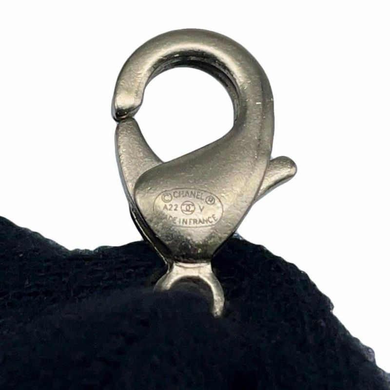 シャネル ネックレス ココマーク ハートモチーフ フェイクパール ラインストーン A22 V AB7012 CHANEL チョーカー 白