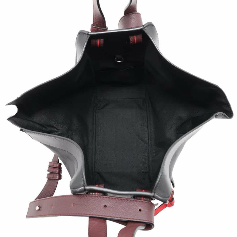 ロエベ ハンドバッグ ハンモック サークル スモール 327.93.N60 LOEWE 2wayショルダーバッグ 黒