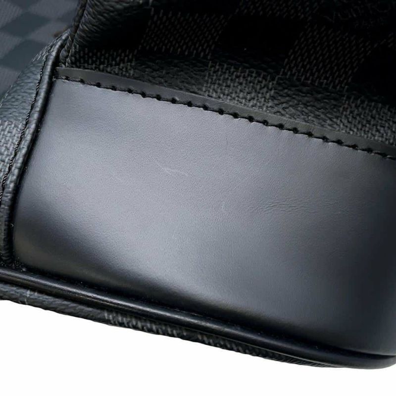 ルイヴィトン リュック ダミエ・グラフィット クリストファーMM N41379 LOUIS VUITTON ブラック 黒 バックパック