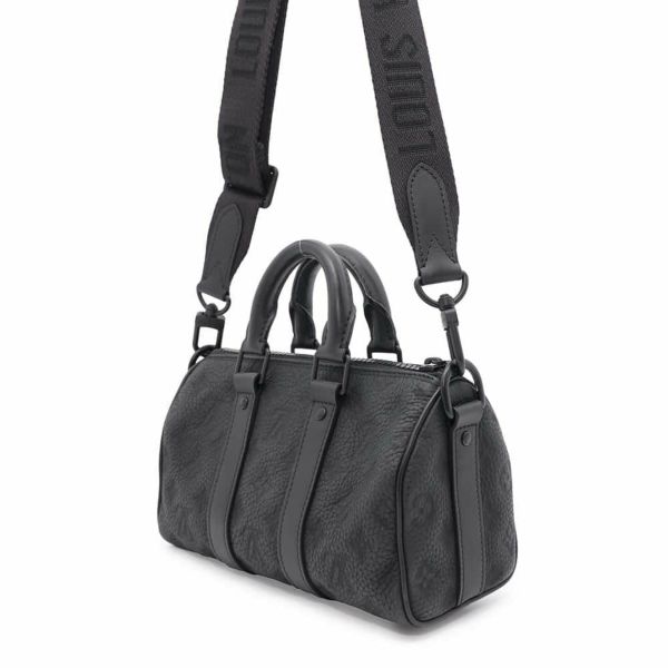 ルイヴィトン ハンドバッグ モノグラム・トリヨン キーポル・バンドリエール25 M20900 2wayバッグ ブラック 黒