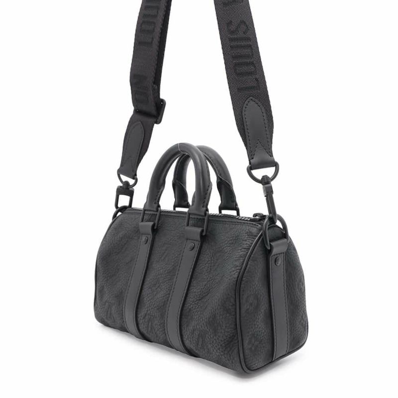 ルイヴィトン ハンドバッグ モノグラム・トリヨン キーポル・バンドリエール25 M20900 2wayバッグ ブラック 黒