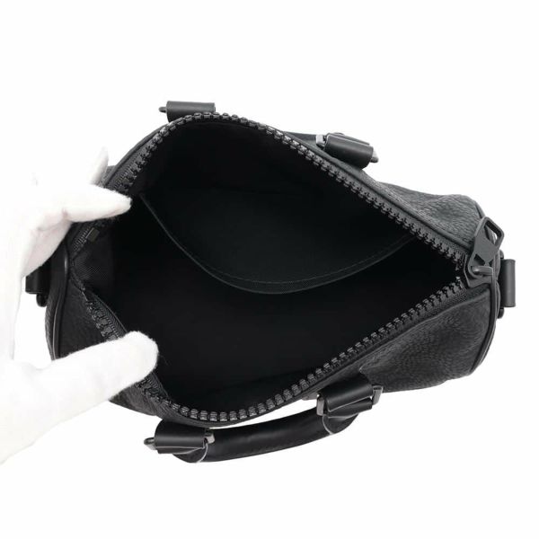 ルイヴィトン ハンドバッグ モノグラム・トリヨン キーポル・バンドリエール25 M20900 2wayバッグ ブラック 黒