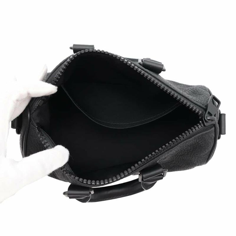 ルイヴィトン ハンドバッグ モノグラム・トリヨン キーポル・バンドリエール25 M20900 2wayバッグ ブラック 黒