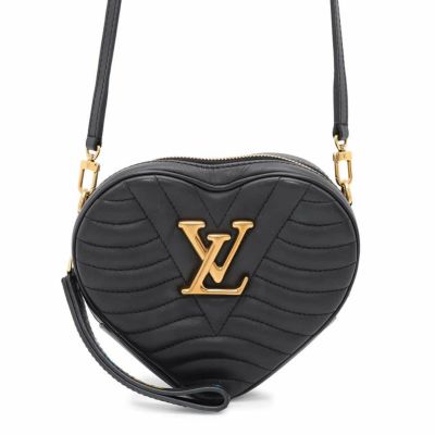 ルイヴィトン ショルダーバッグ ニューウェーブ ハートバッグ カーフレザー M52796 LOUIS VUITTON ブラック 黒 安心保証