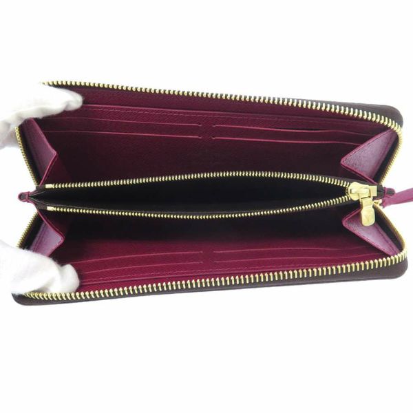 ルイヴィトン　モノグラム長財布　ポルトフォイユクレマンス　フューシャM60742 LOUIS VUITTON（ルイ・ヴィトン） 長財布 モノグラム ポルトフォイユ