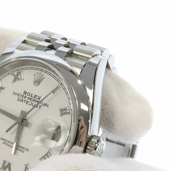 ロレックス デイトジャスト36 126200 ROLEX 腕時計 白文字盤
