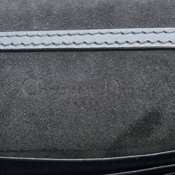 クリスチャン・ディオール ショルダーバッグ ビー プリント レザー Christian Dior 黒