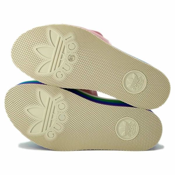 グッチ サンダル アディダスコラボ プラットフォーム シルク レディースサイズ36 1/2 702294 GUCCI adidas 靴