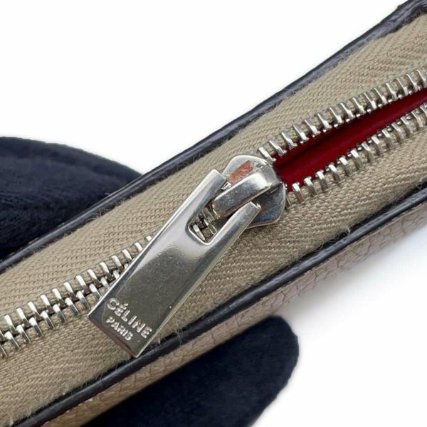 セリーヌ 長財布 レザー 105003AFE CELINE 財布 ロングウォレット ラウンドファスナー