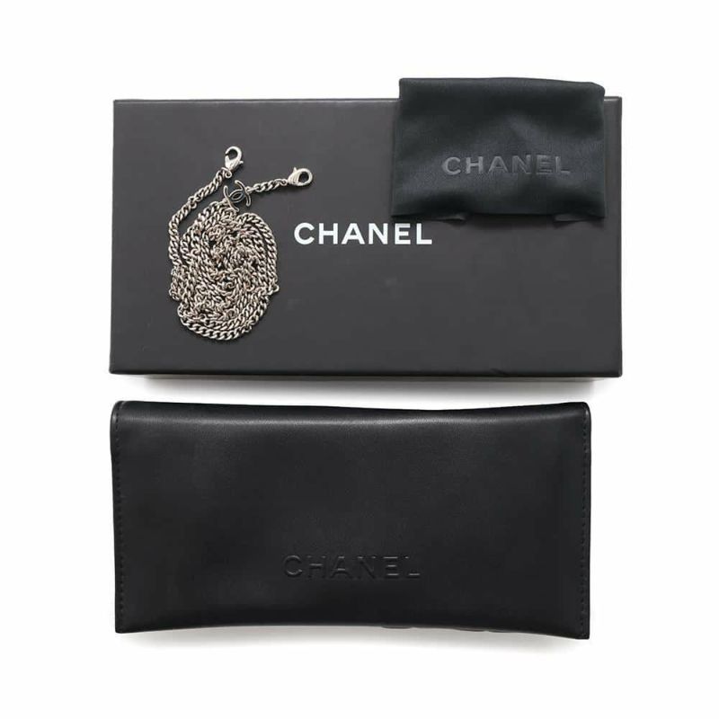 シャネル サングラス スクエア シェイプ アイウェア 4244 CHANEL チェーン