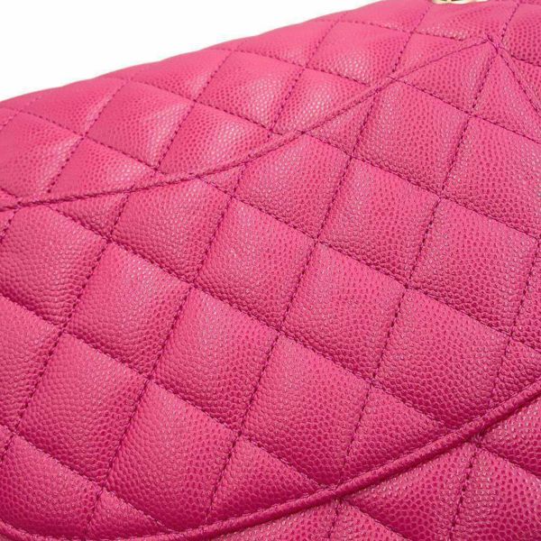 シャネル チェーンショルダーバッグ マトラッセ25 ココマーク キャビアスキン ダブルチェーン A01112 CHANEL