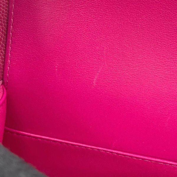 シャネル チェーンショルダーバッグ マトラッセ25 ココマーク キャビアスキン ダブルチェーン A01112 CHANEL