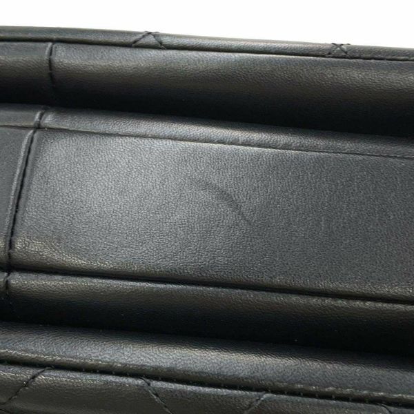 シャネル ハンドバッグ ココマーク マトラッセ トップハンドル ラムスキン A92236 CHANEL 2way チェーンショルダー 黒