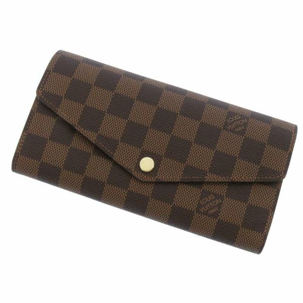 ルイヴィトン 長財布 ダミエ・エベヌ ポルトフォイユ・サラ N63209 LOUIS VUITTON ヴィトン 財布