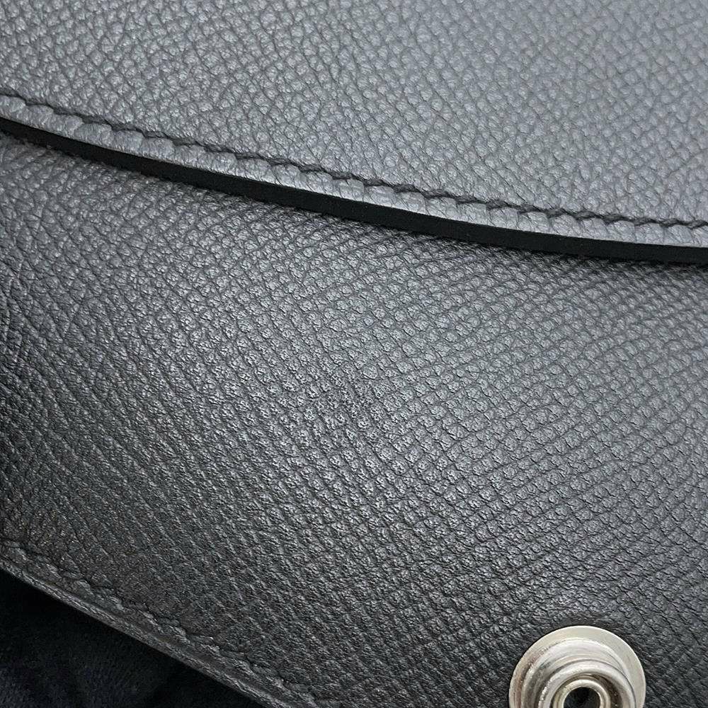 エルメス シティバック27 リュック バックパック ブラック/シルバー金具 ヴォーエプソンスープル X刻印 HERMES Cityback27