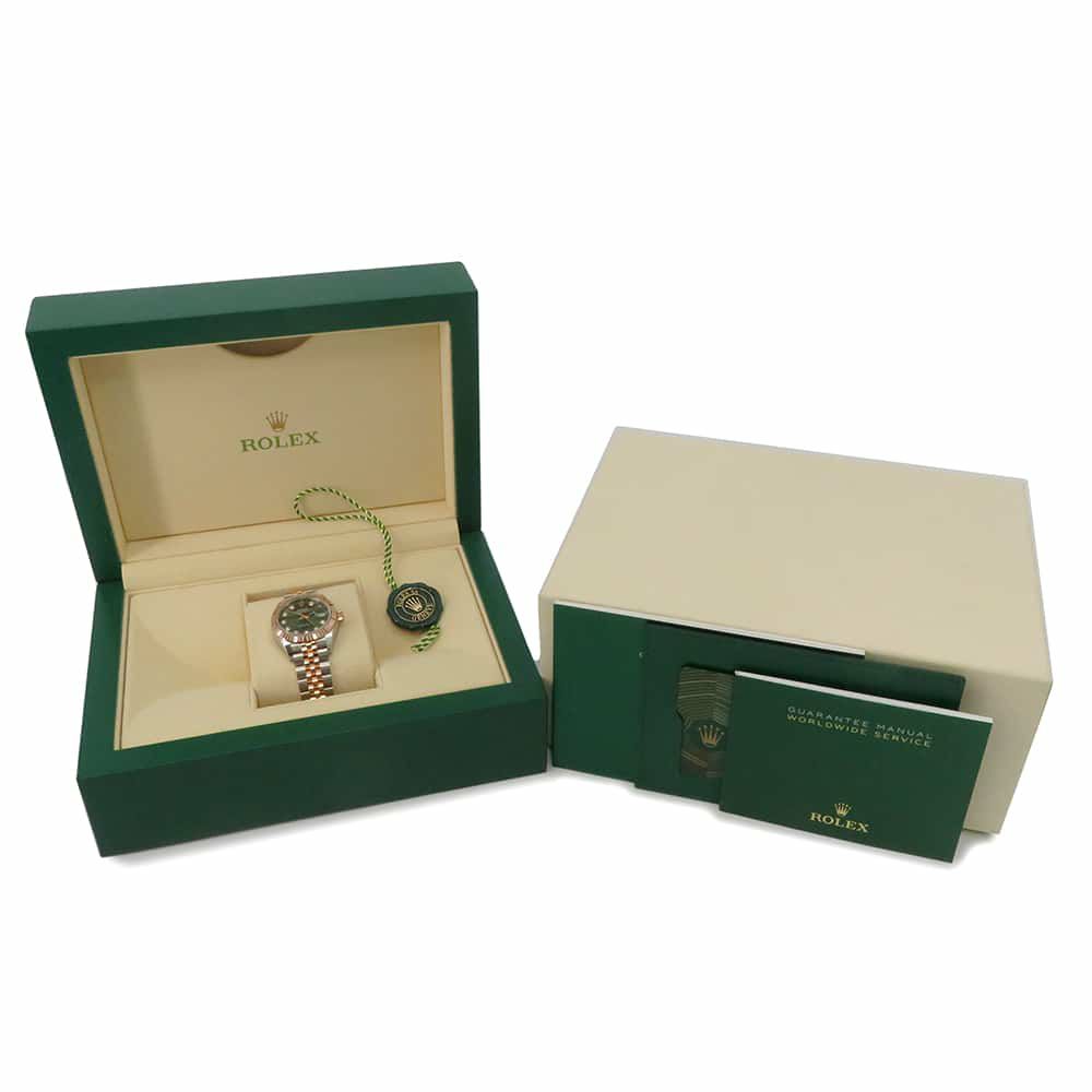 ロレックス レディ デイトジャスト 279171G ROLEX 腕時計 オリーブグリーン文字盤