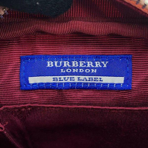 バーバリー ショルダーバッグ ブルーレーベル チェック キャンバス BURBERRY バッグ