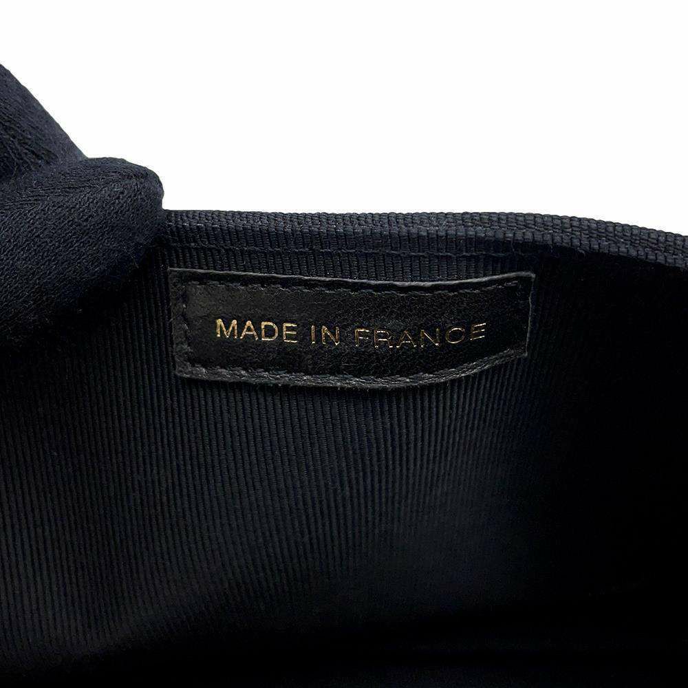 シャネル チェーンショルダーバッグ 2.55 コットン CHANEL バッグ 黒