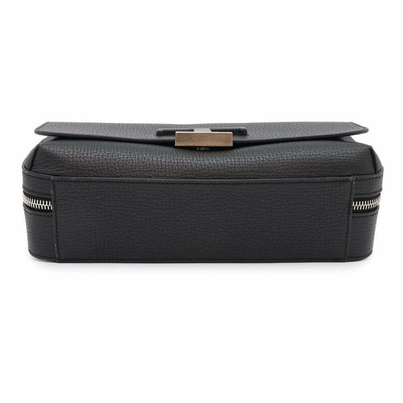 トッズ ハンドバッグ Tタイムレス XBMTSIX0100QDSB999 TOD'S 2wayボディバッグ ベルトバッグ 黒