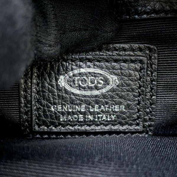 トッズ ハンドバッグ Tタイムレス XBMTSIX0100QDSB999 TOD'S 2wayボディバッグ ベルトバッグ 黒