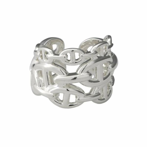 エルメス リング シェーヌダンクル アンシェネGM Enchainee SV925シルバー リングサイズ57 HERMES