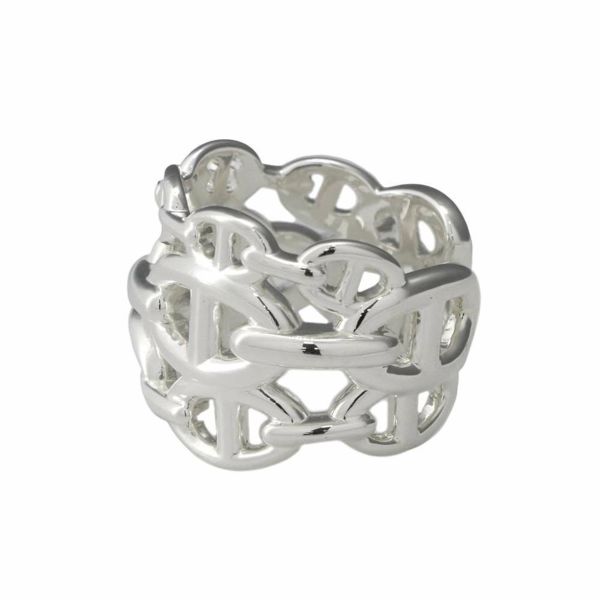 エルメス リング シェーヌダンクル アンシェネGM Enchainee SV925シルバー リングサイズ57 HERMES