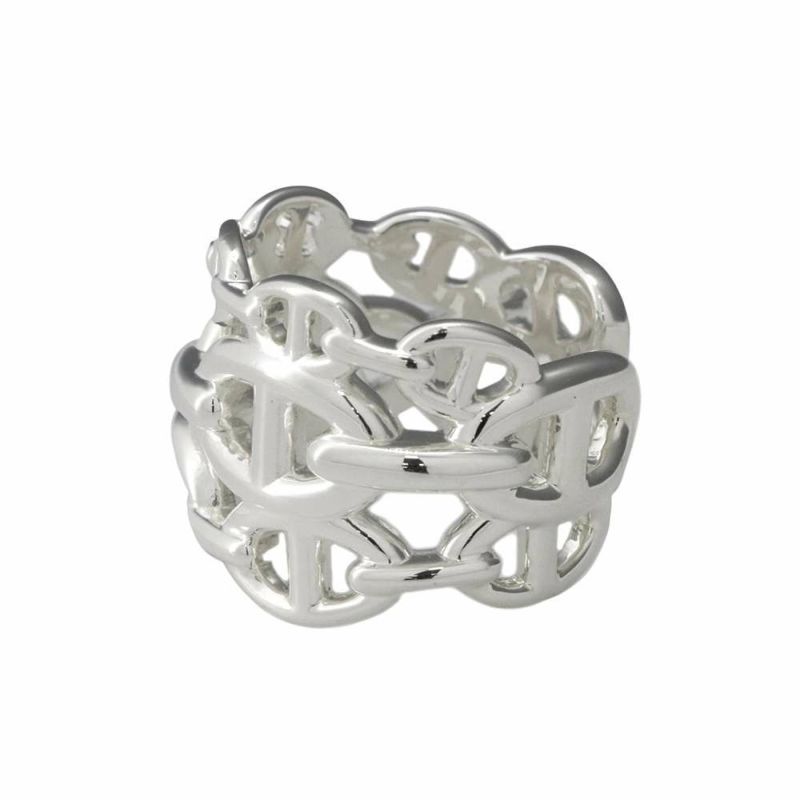 エルメス リング シェーヌダンクル アンシェネGM Enchainee SV925シルバー リングサイズ57 HERMES