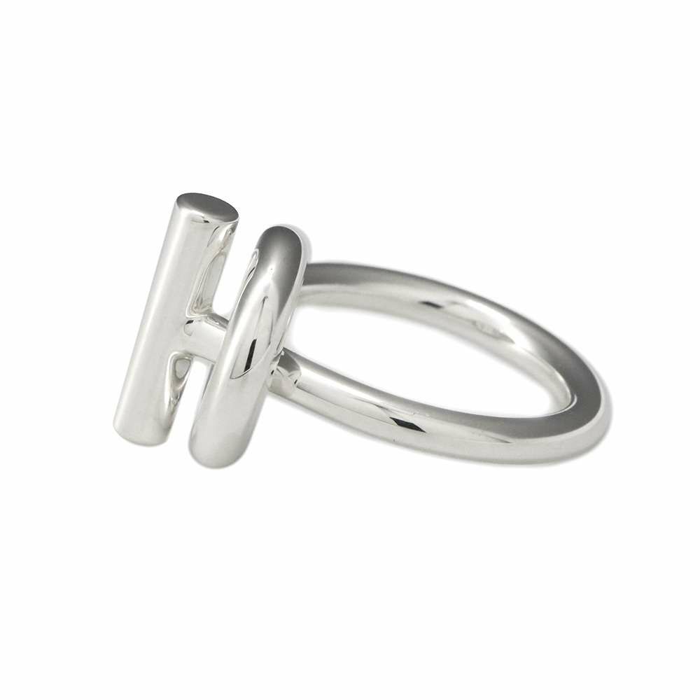 エルメス リング エシャペ SV925シルバー リングサイズ HERMES ジュエリー 指輪 Echapee