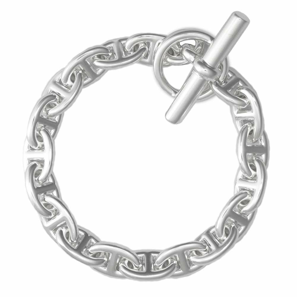 エルメス ブレスレット シェーヌダンクルPM 18コマ SV925シルバー HERMES ジュエリー