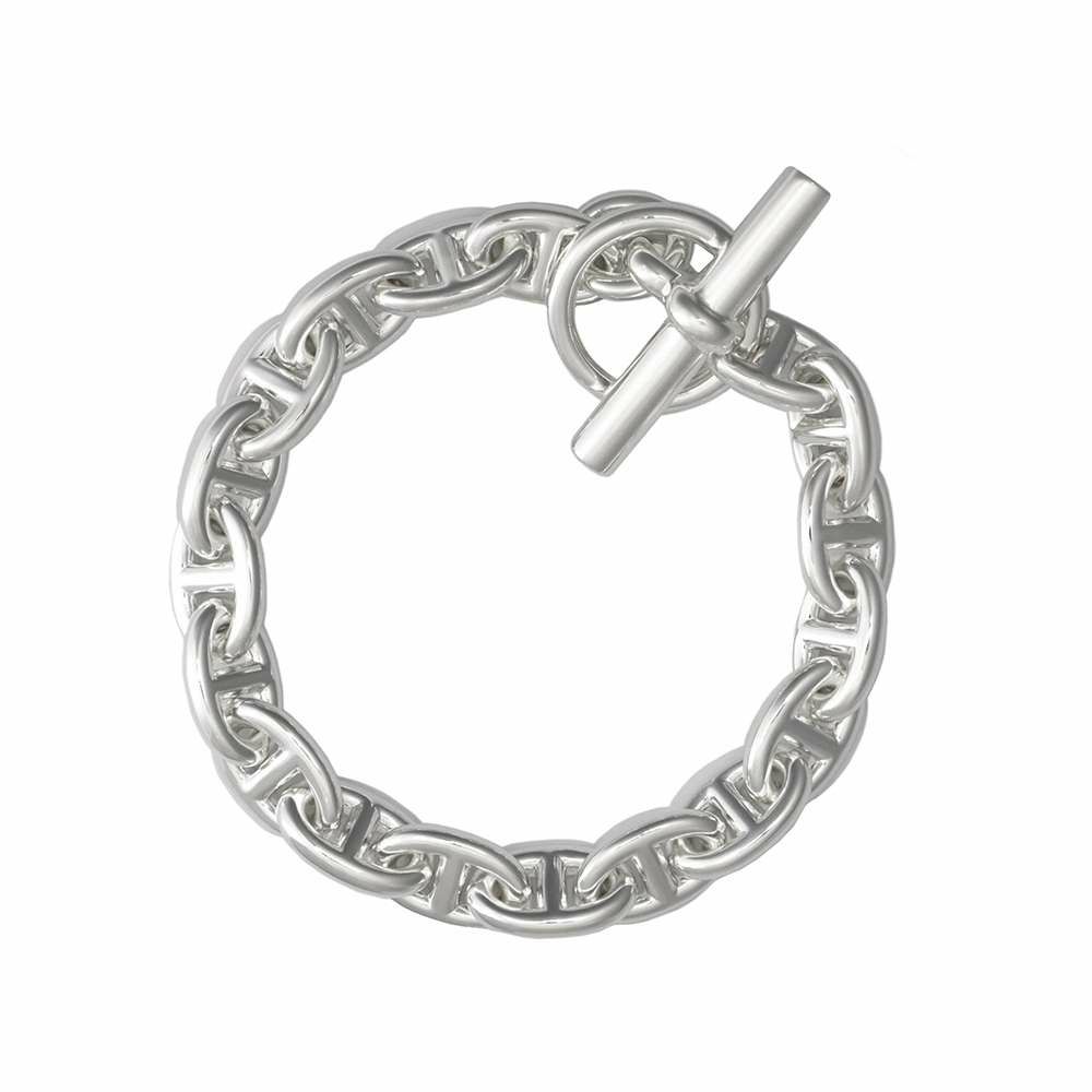 エルメス ブレスレット シェーヌダンクルPM 18コマ SV925シルバー HERMES ジュエリー