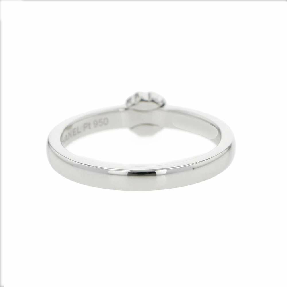 シャネル リング カメリア ダイヤモンド Pt950プラチナ リングサイズ50 CHANEL 指輪 ジュエリー